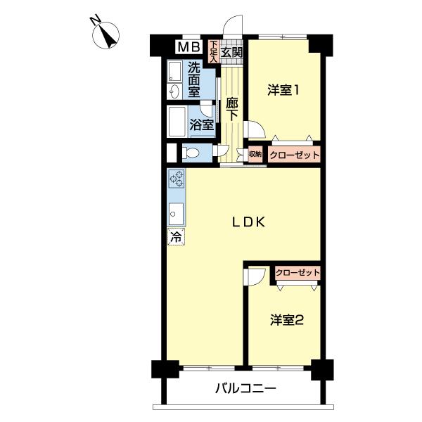 メイツ柏（B0804） 間取り図画像