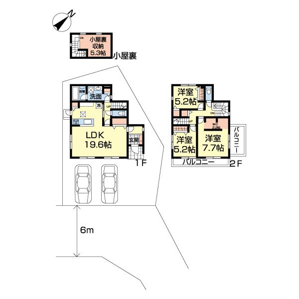 成田市寺台　36号棟 間取り図画像