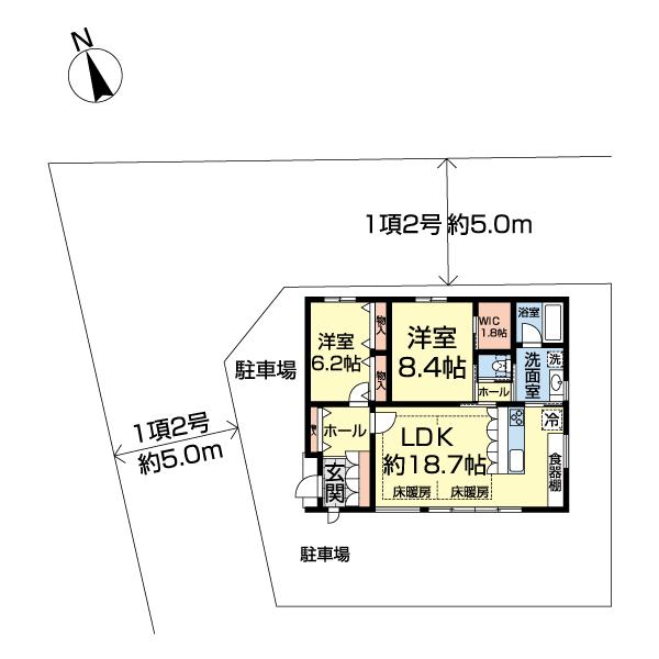 流山市野々下３丁目　戸建 間取り図画像
