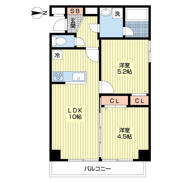 豊島園ファミリーマンション 間取り図画像