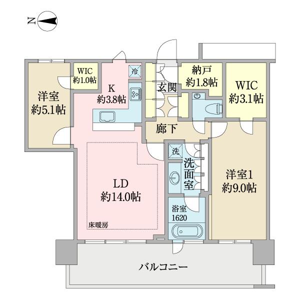 アーバンドック　パークシティ豊洲　タワーＡ 間取り図画像