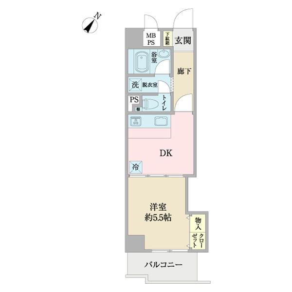 本物件は反転タイプです