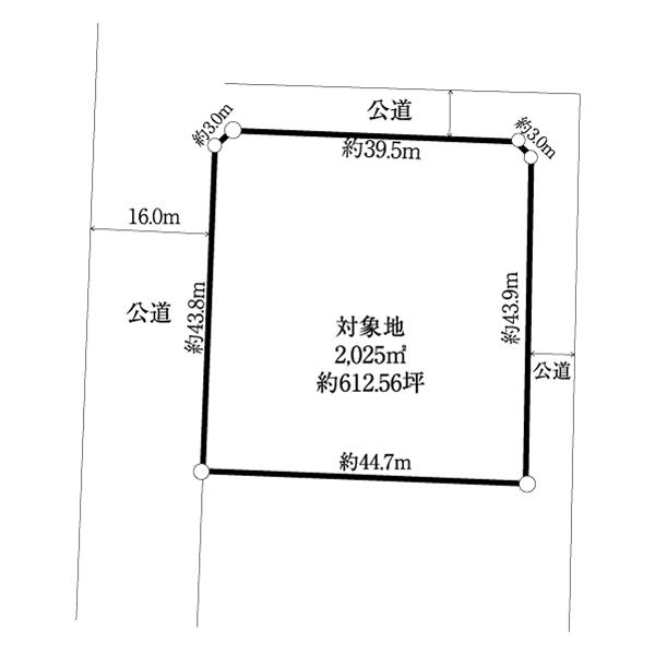 あきる野市武蔵引田駅北口土地 区画図