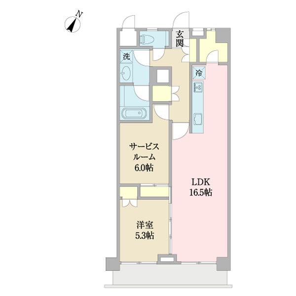 サンビューハイツ渋谷（0304） 間取り図画像