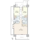 LDK20.8帖（３LDKに間取り変更可能）3面採光角部屋