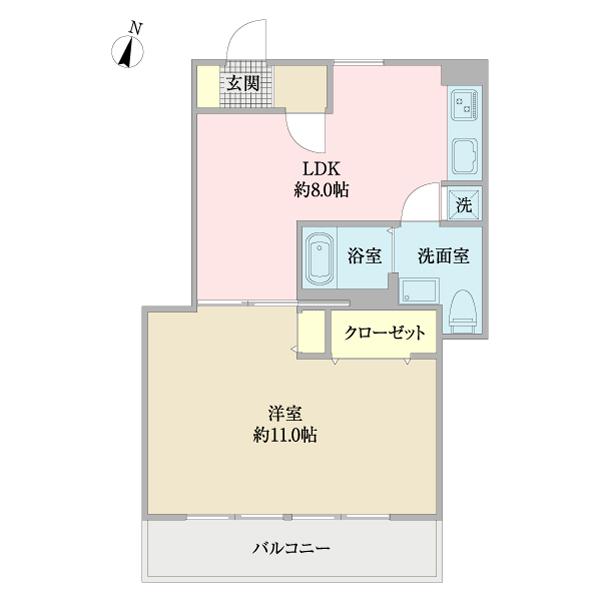 第１８宮庭マンション 間取り図画像