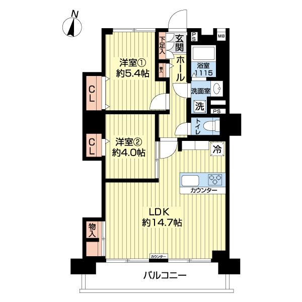 南町住宅（0506） 間取り図画像