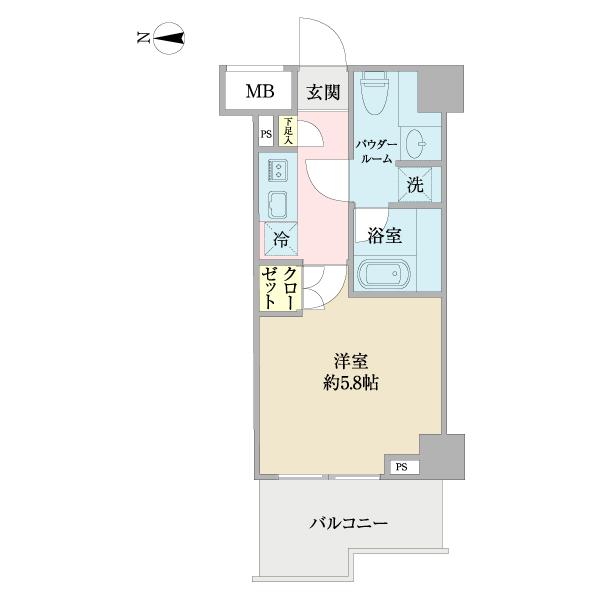 ＧＥＮＯＶＩＡ川口元郷 間取り図画像