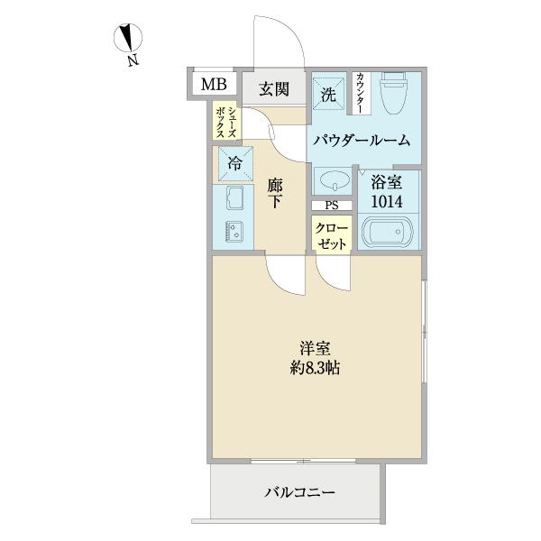 ＥＣＲＥＤＥ蒲田 間取り図画像