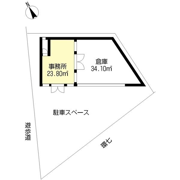 江北７丁目店舗 間取り図画像