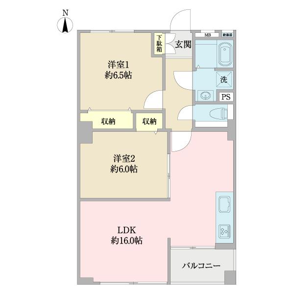 北砂四丁目住宅（0721） 間取り図画像
