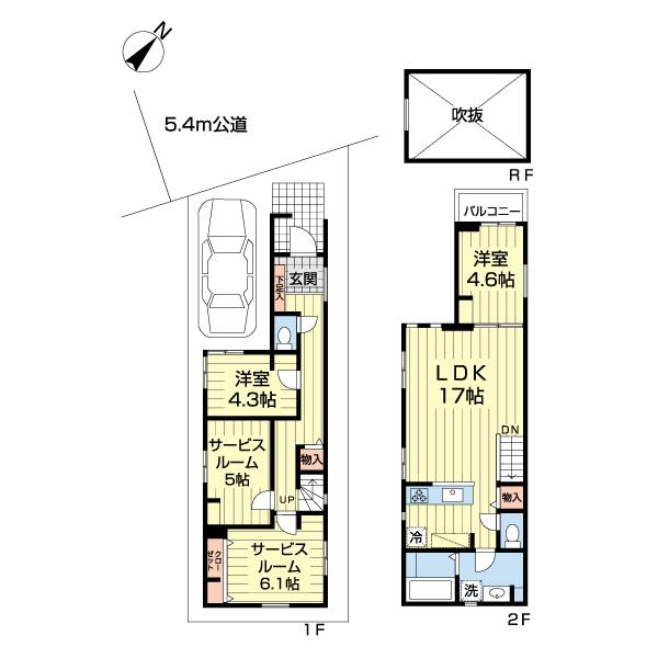浦安市堀江１２３ＮＯ，１ 間取り図画像