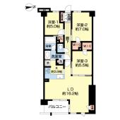 レーベン横浜山手 ONE WARD COURT 間取り図画像