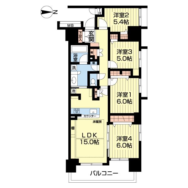 東京ビューマークス（0512） 間取り図画像
