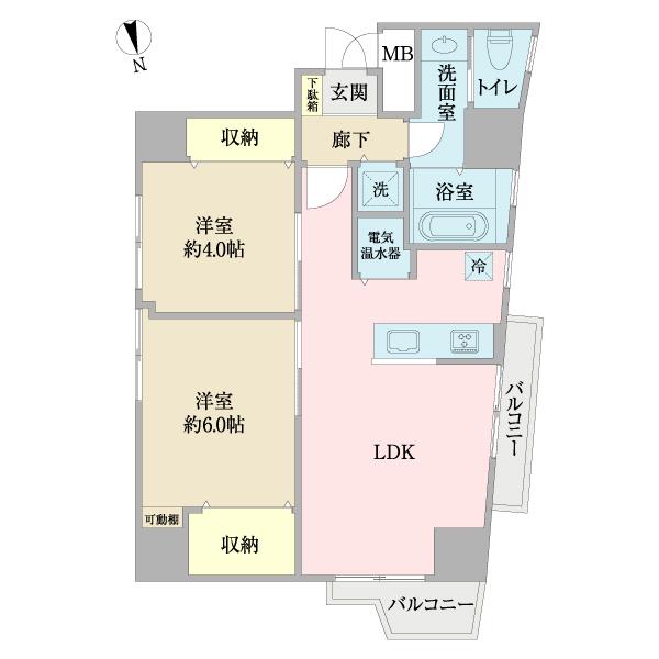 コートシティ木場（0702） 間取り図画像