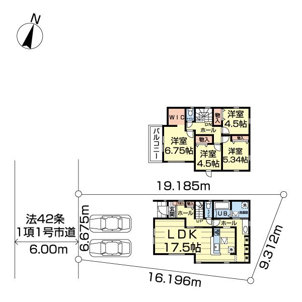八潮市八潮７丁目　４号棟 間取り図画像