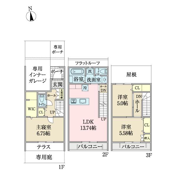 スマｅタウン足立竹ノ塚 間取り図画像