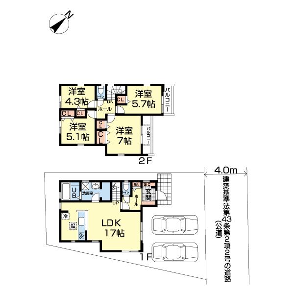 東京都稲城市平尾５期　３号棟 間取り図画像