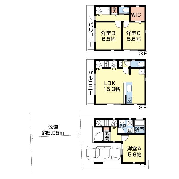 川口市芝２丁目２４ＩＸ期 間取り図画像