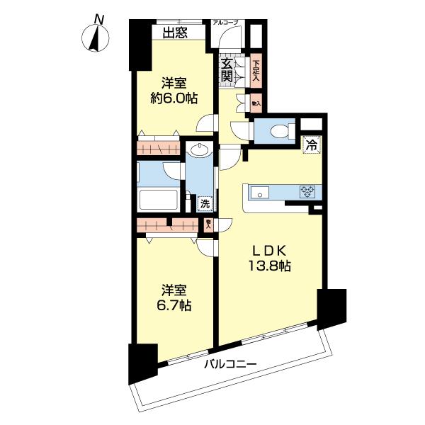ベルヴィータ小岩（1002） 間取り図画像