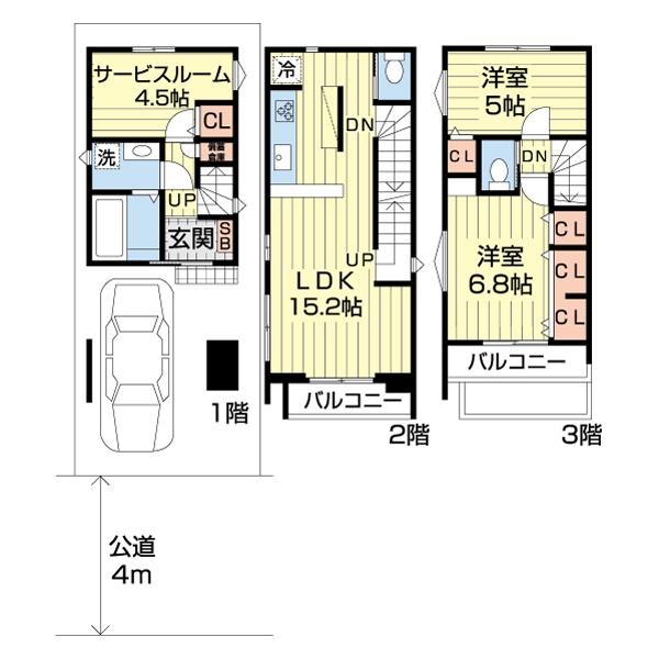川口市大字小谷場０７０④　Ｎｏ．２ 間取り図画像