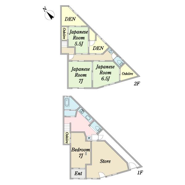 葛飾区立石１丁目中古戸建 間取り図画像