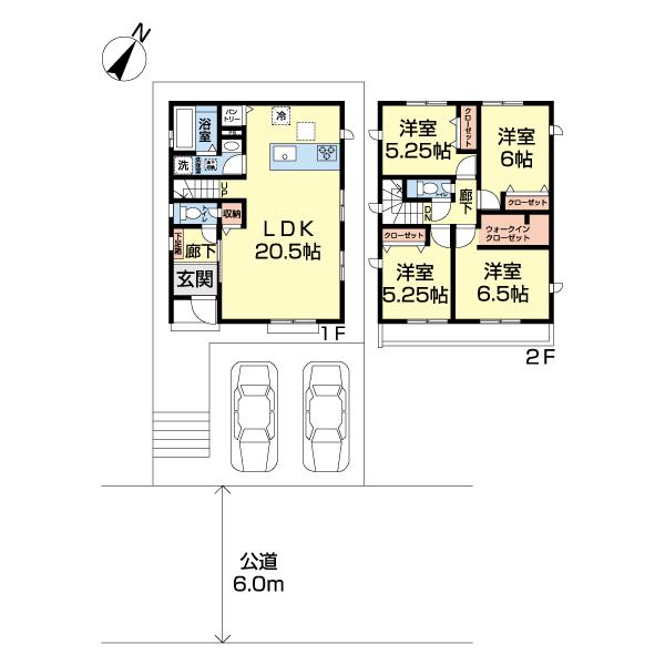 グラファーレ日野市平山９期　１２号棟　 間取り図画像