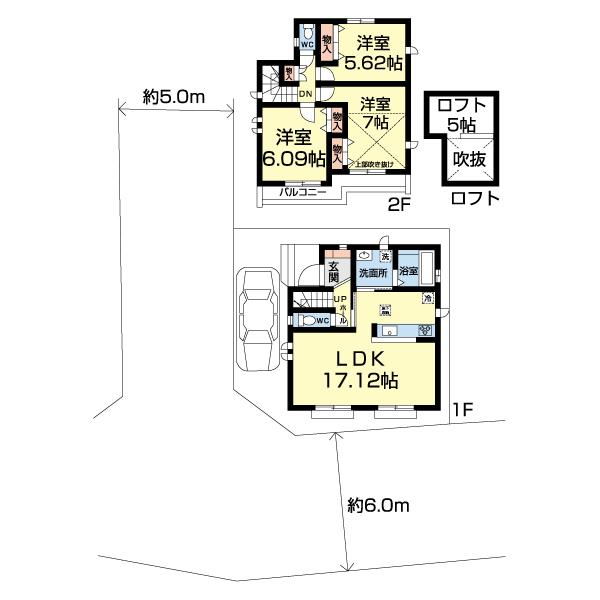 練馬土支田３丁目　Ｃ号棟 間取り図画像