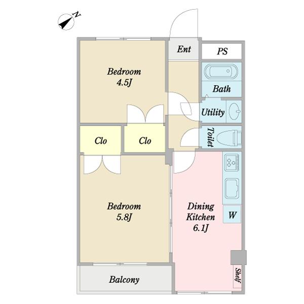 春江マンション（0201） 間取り図画像