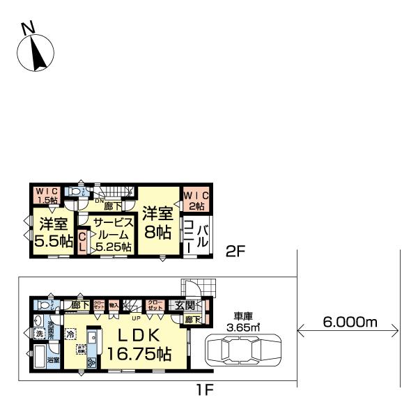 練馬区谷原第２　４号棟 間取り図画像