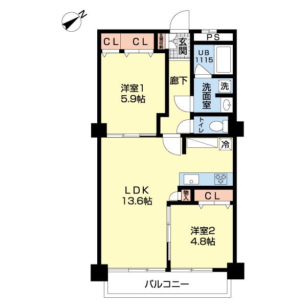 古河ガーデン・マンション（0607） 間取り図画像