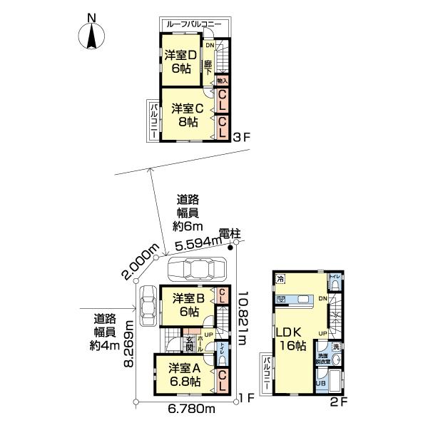川口市大字伊刈３４５　ＩＶ期　１号棟 間取り図画像