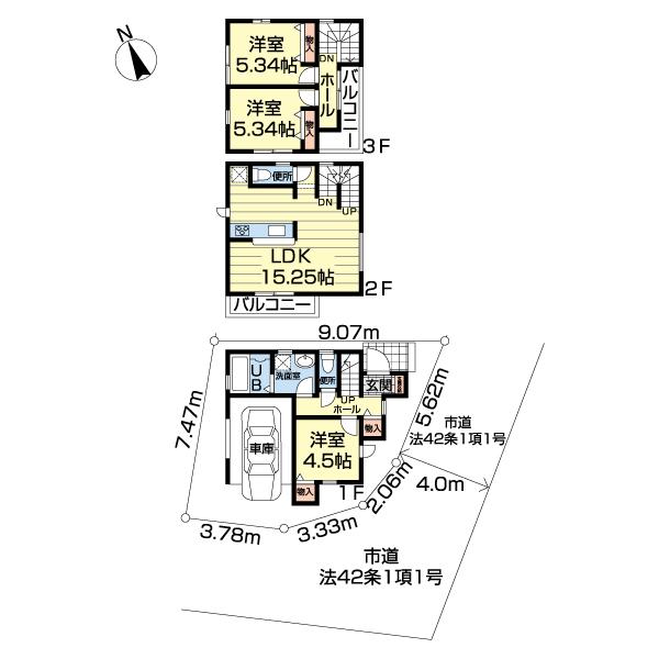 さいたま市南区太田窪　３号棟 間取り図画像