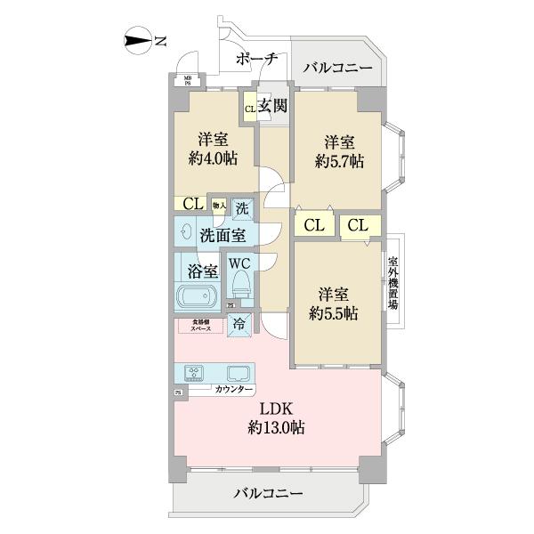 クリオ南行徳弐番館（0201） 間取り図画像