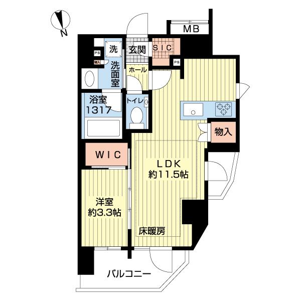 プレシス文京江戸川橋（0204） 間取り図画像