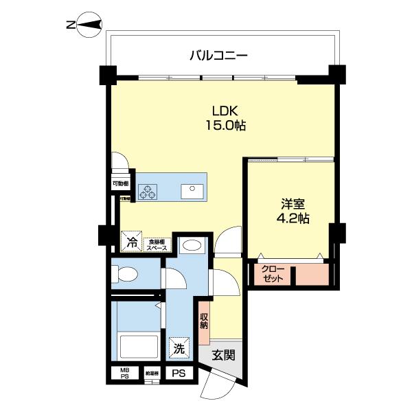 新松戸ハイツ（0505） 間取り図画像