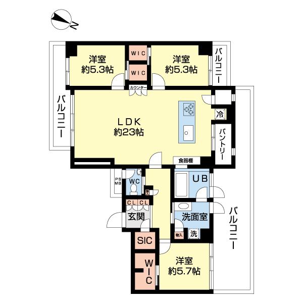 クレスト西荻窪（0601） 間取り図画像