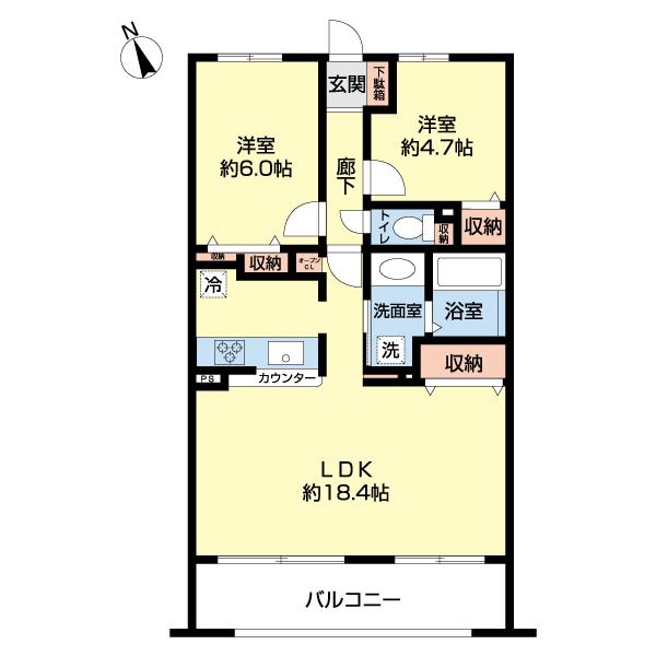 ライオンズマンション朝霞根岸台第3 間取り図画像