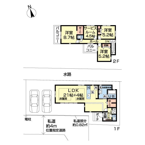 松戸市栄町１１期　１号棟 間取り図画像