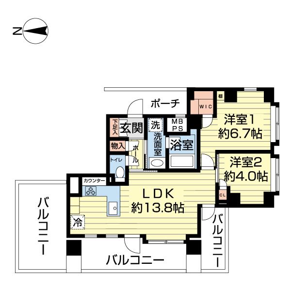 デ・リード錦糸町（0801） 間取り図画像