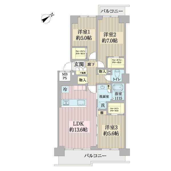 シティコープ清新１５号棟（0209） 間取り図画像