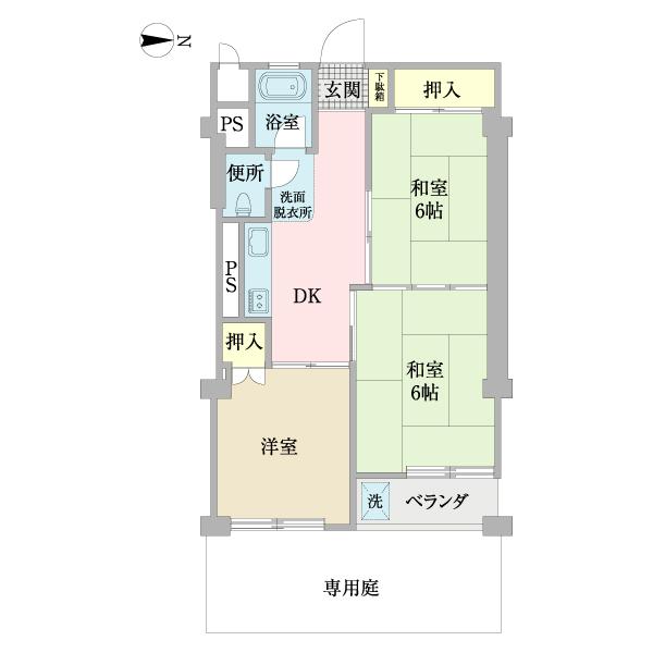 ニックハイム武蔵小杉 間取り図画像