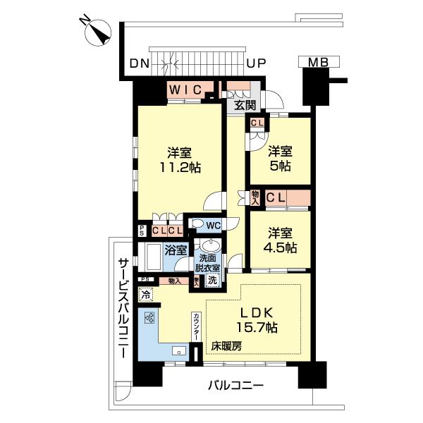 ソライエグラン流山おおたかの森マークススクエア 間取り図画像