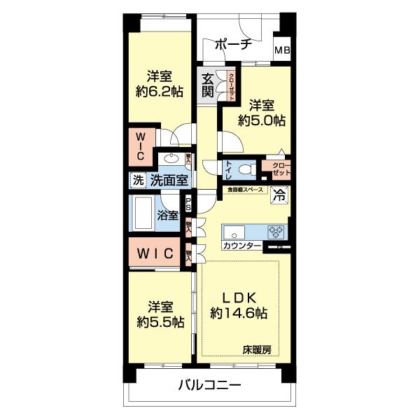 モンレーヴ吉祥寺 間取り図画像