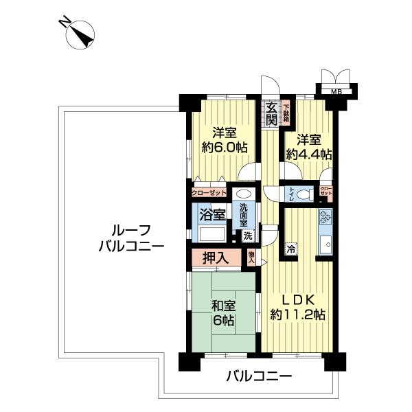 レックスハイム吉川 間取り図画像