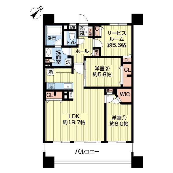 マイキャッスル新横浜ロイヤルステージ（1004） 間取り図画像
