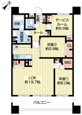 マイキャッスル新横浜ロイヤルステージ（1004） 間取り図画像
