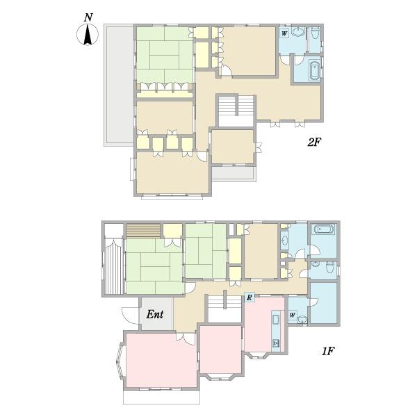 つくし野１丁目中古戸建 間取り図画像