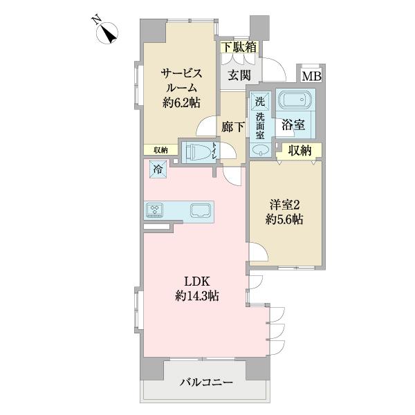 ビッグヴァン新横浜（0504） 間取り図画像