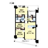 コナ・ヴィレッジ調布国領 間取り図画像